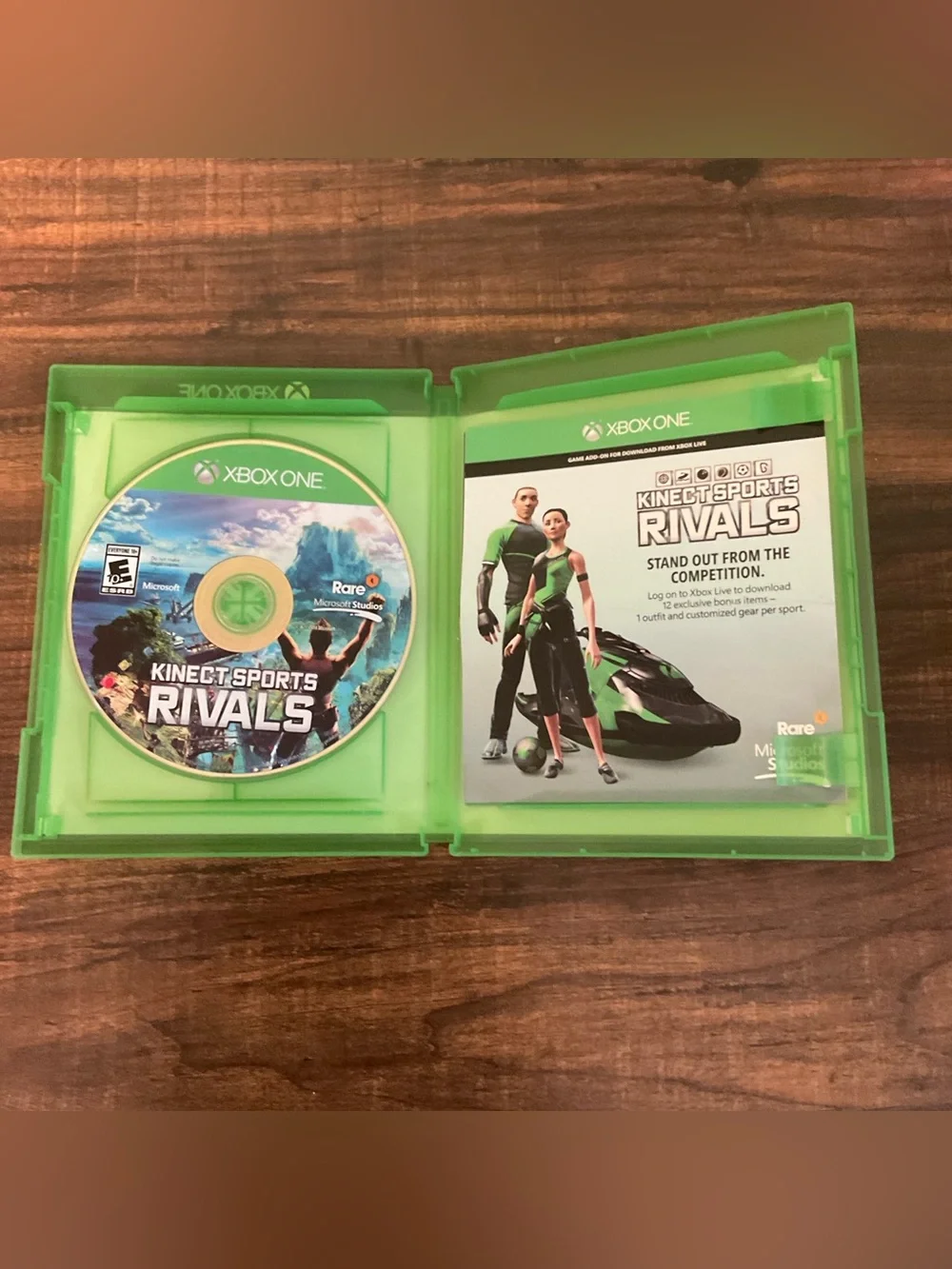 Xbox One Kinect Rivals Game Preowned Never Used perfect condition